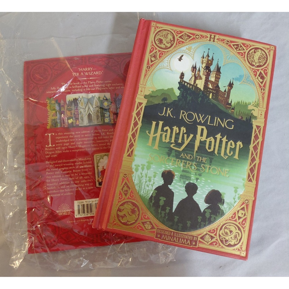 Harry Potter Sorcerer's Stone MinaLima Illustrated Interactive 1st Edition 2020